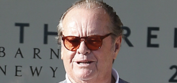 Jack Nicholson: ‘I can’t hit on women in public anymore, it just doesn’t feel right’