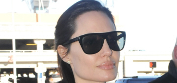 Angelina Jolie steps out while Jen Aniston comments on the ‘made-up triangle’