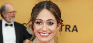 Emmy Rossum in Armani Privé at the SAGs: one of the best looks of the night?