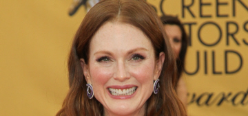 Julianne Moore in emerald Givenchy at the SAGs: gorgeous & classic?
