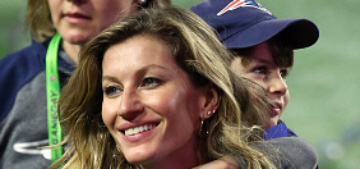 Gisele Bundchen helps ‘daddy’ Tom Brady celebrate his Super Bowl win