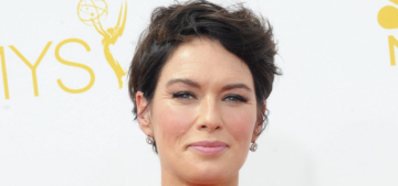 Lena Headey announced pregnancy, but the baby-daddy is a mystery