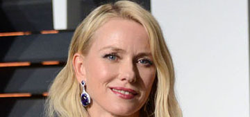 Naomi Watts in a white Armani suit at the VF Oscar party: killer or too casual?