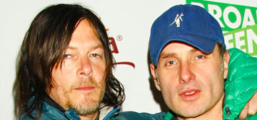 Norman Reedus keeps the remains of Andrew Lincoln’s beard in his freezer