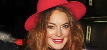 Lindsay Lohan complains about being photographed in a club ‘for work’