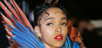 Would you like to see FKA Twigs ‘give birth’ to rainbow scarves in a van?