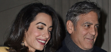 Amal Clooney to George: ‘Are you expecting me to cook?  I don’t cook.’