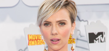 Scarlett Johansson in Zuhair Murad at the MTV Movie Awards: cute or tragic?