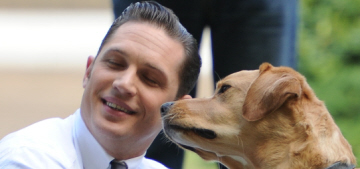 Tom Hardy & his rescue dog Woodstock star in a PETA ‘adoption is love’ ad