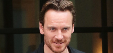 Michael Fassbender steps out in NYC, sounds hoarse: would you hit it?