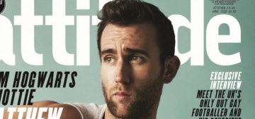 Matthew Lewis (Neville Longbottom) covers Attitude Mag: would you hit it?