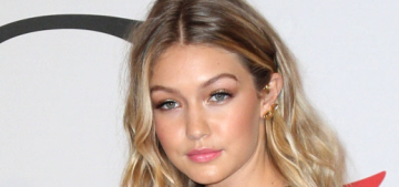 Gigi Hadid in gold Michael Kors at the CFDAs: 1970s glam or dated fug?