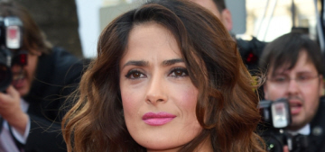 Salma Hayek maintains her figure by ‘holding her body’ in a certain way