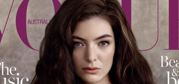 Lorde, 18, covers her first-ever Vogue (Australia) issue: lovely or inauthentic?