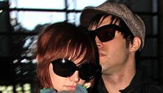Ashlee Simpson stuck at home while Pete Wentz parties