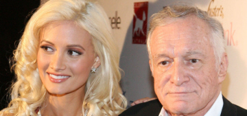 Hugh Hefner: Holly Madison’s trying to stay in the spotlight by ‘rewriting history’
