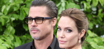 Brad Pitt & Angelina Jolie met with William & Kate in London on Friday