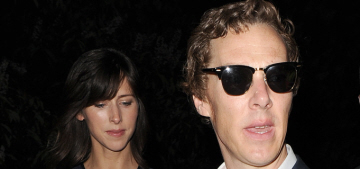 Benedict Cumberbatch & Sophie Hunter made their first post-baby outing