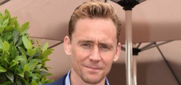 Tom Hiddleston made a rare appearance this week at Wimbledon: lovely?