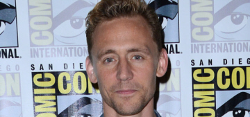 Comic-Con: Tom Hiddleston looked dashing, lovely promoting ‘Crimson Peak’