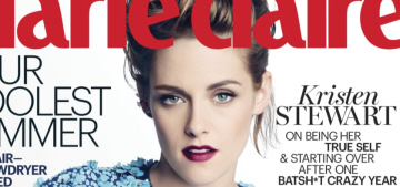 Kristen Stewart covers Marie Claire: ‘I lit my universe on fire & I watched it burn’