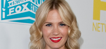 January Jones was miserable, foul, bored & icy at a Comic-Con party