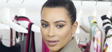 Kim Kardashian’s bulky July coats explained: she’s a butt-covering ninja