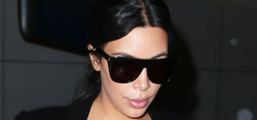 Kim Kardashian wore a catsuit for her epic London-to-LA flight: terrible or cute?