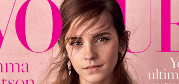 Emma Watson is declared the ‘voice of a generation’ on the cover of Vogue UK