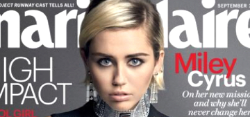 Miley Cyrus swipes at Taylor Swift’s ‘Bad Blood’ video: ‘That’s a good example?’
