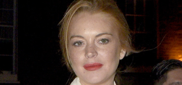 Lindsay Lohan dined & dashed on a $1300 dinner bill in Mykonos, of course