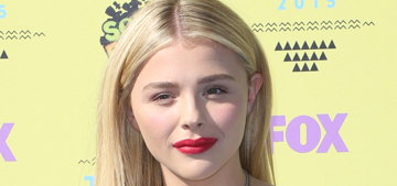 Chloe Moretz in snaky Gucci at the TCAs: cool or totally uncomfortable?