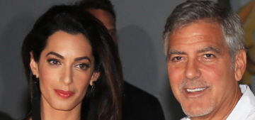 Amal Clooney in gold Vionnet at Ibiza Casamigos Tequila launch: showgirl-sexy?