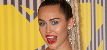 Miley Cyrus in custom Versace at the MTV VMAs: awesome or trashy?