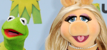 Kermit the Frog has a younger, less accomplished piggy girlfriend on his arm