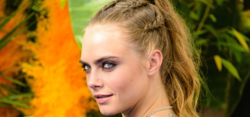 Cara Delevingne wears two Burberry ensembles in London: fug or fab?
