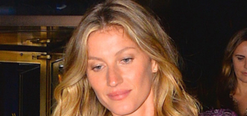 Does Gisele Bundchen steal centerpieces from fancy NYC dinners?