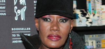 Grace Jones on race: ‘We’re all human beings & that’s it, so I don’t even go there’