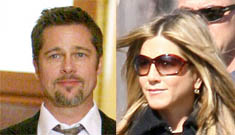 Did Jennifer Aniston try to arrange a meeting with Brad Pitt in NY?