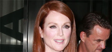 Julianne Moore urges background checks for guns, similar to driver’s licenses