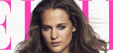 Alicia Vikander scores her first Elle Magazine cover: stunning or boring?