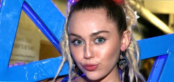 Miley Cyrus wore a thong & a ‘shalom y’all’ cape at James Franco’s Bar Mitzvah