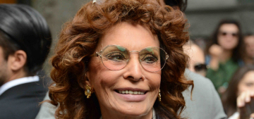 Sophia Loren slams selfie culture & younger girls getting plastic surgery