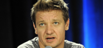 Jeremy Renner tweets words, possibly about wage inequality, but who knows?