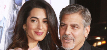 Amal Clooney in Roland Mouret to ‘Our Brand Is Crisis’ premiere: lovely?