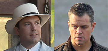 Matt Damon and Ben Affleck on set: who would you rather?
