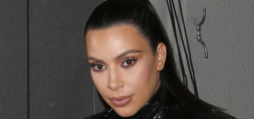 Kim Kardashian is still living with her mom & keeping her clothes in the garage