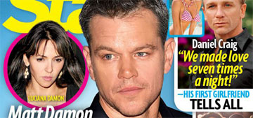 Matt Damon’s ‘divorce’ covers Star: ‘partying with Ben destroying his marriage’