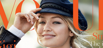 Gigi Hadid covers Vogue UK, her seventh Vogue cover in a year: overrated or fine?