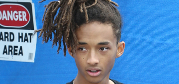 Jaden Smith wandered around Art Basel with his 18-year-old girlfriend: cute?